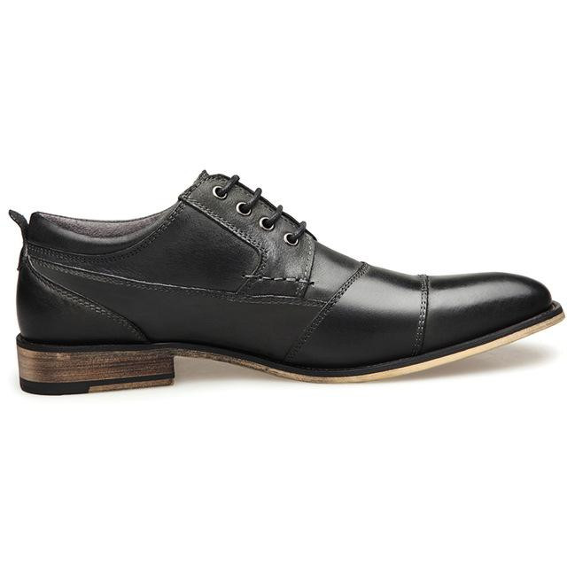 Men's Business Dress Shoes Genuine Leather England Fashion Oxfords Shoes Classic Fashion