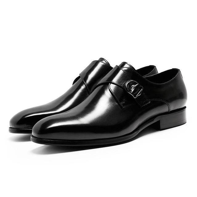 Top Luxury Men Genuine Leather Handmade Cowhide Oxfords Dress Shoes