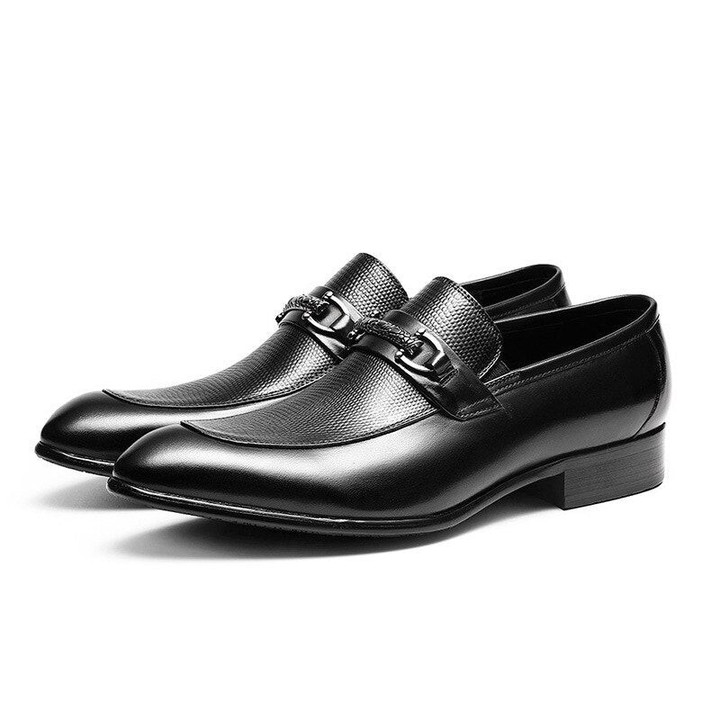 Men Luxury Genuine Leather Handmade Brogue Oxfords Dress Shoes