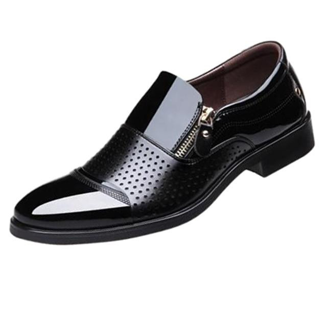 Men Dress Shoes England Style Fashion Design Top Quality Leather