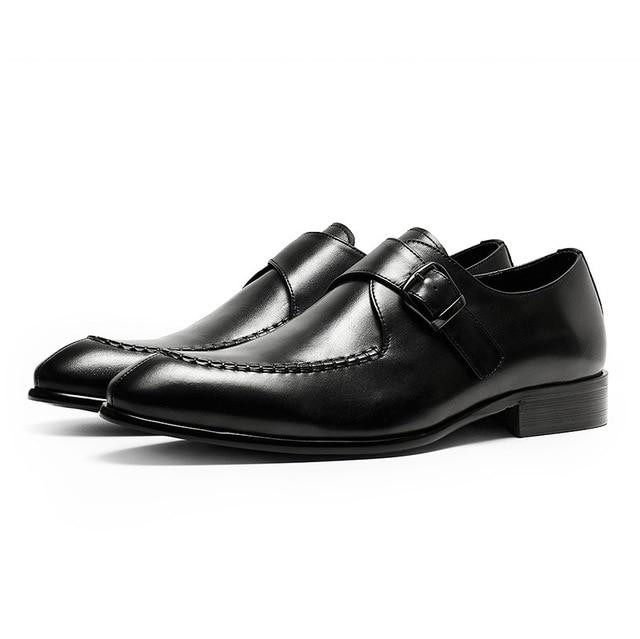 Men Dress Shoes Genuine Leather England Style Fashion Oxfords Shoes