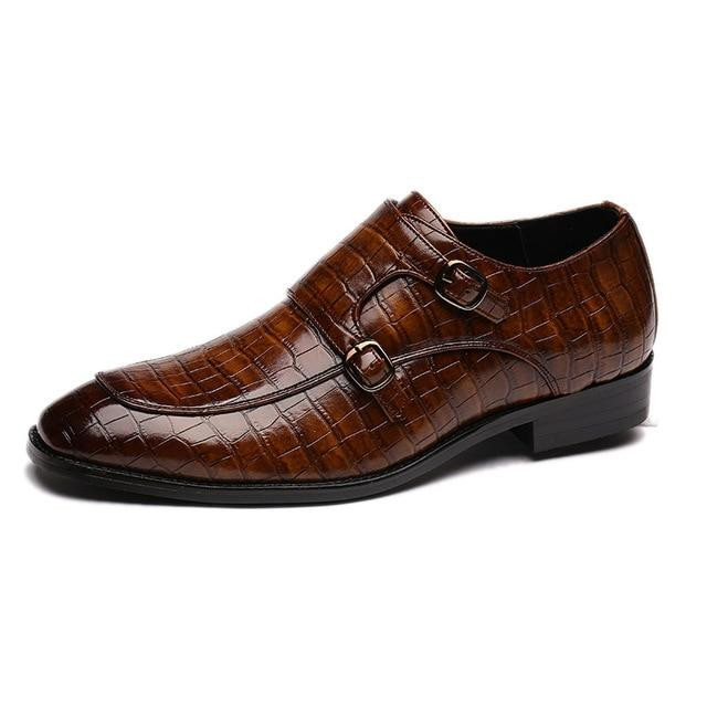 Men Dress Shoes Italian Designer Luxury Leathers Formal Shoes