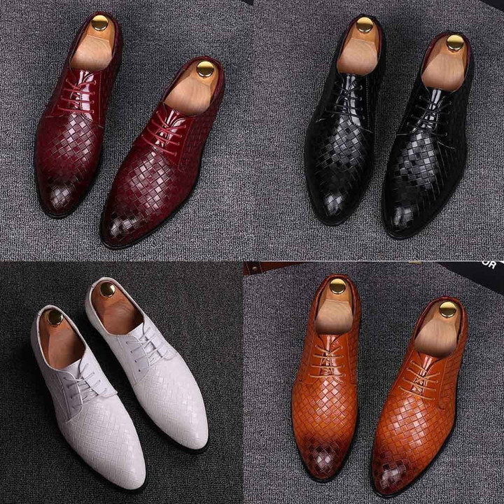 Men Dress Shoes High Quality England Style Fashion Business Shoes