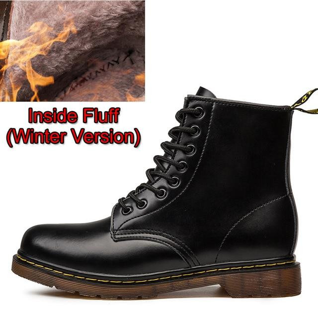 Men Boots Genuine Leather Top Italian Designer Luxury Ankle Boots