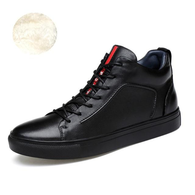 Men Boots Genuine Leather New Fashion Top Brand Ankle Boots