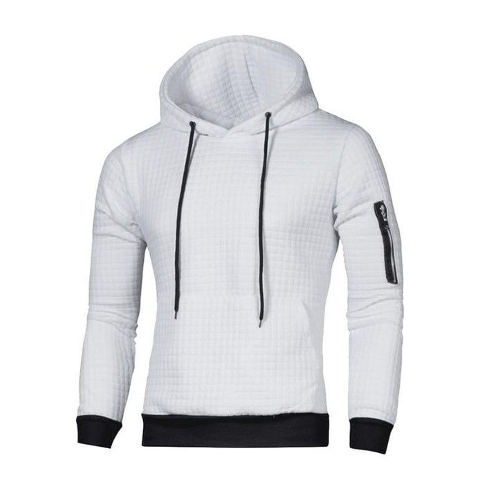 Men Sweater Fashion Casual Hooded Slim Fit
