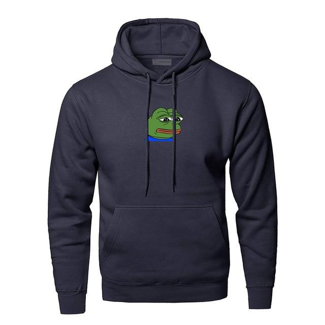 Men Hoodies Angry Pepe Feels Good Man Streetwear Frog Pepe