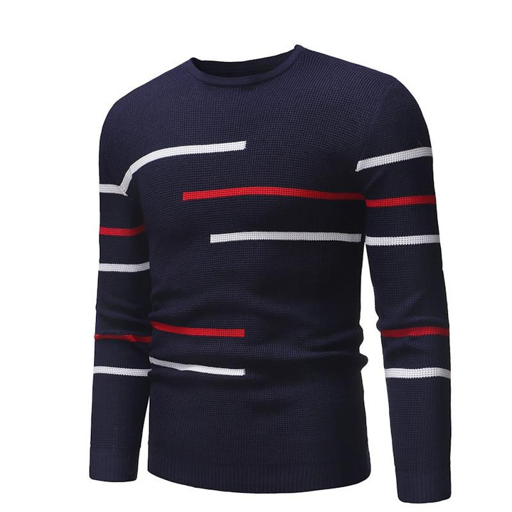Mens Sweaters New Style Fashion Comfortable O-neck Sweater