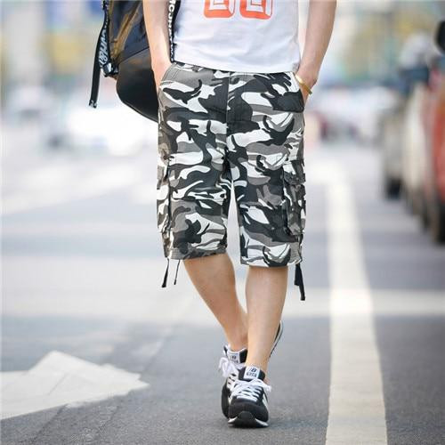 New Fashion Men Camouflage Military Cargo Shorts