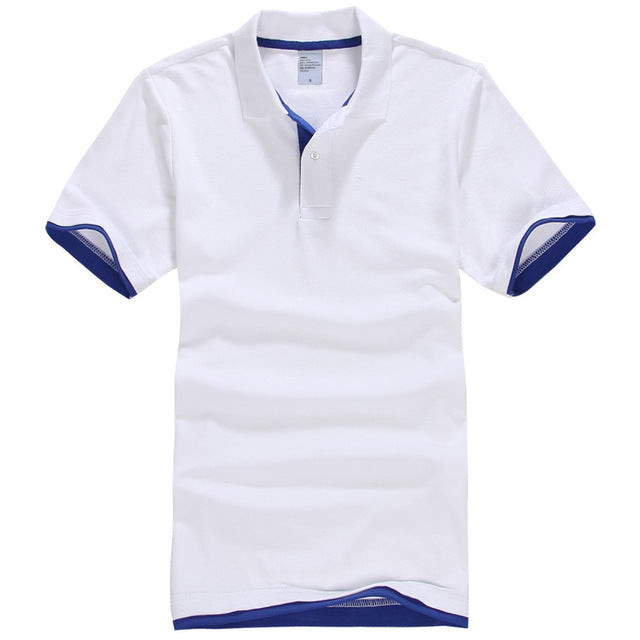 Hot Selling Men Cotton Solid Slim Fit Short Sleeve T-Shirt