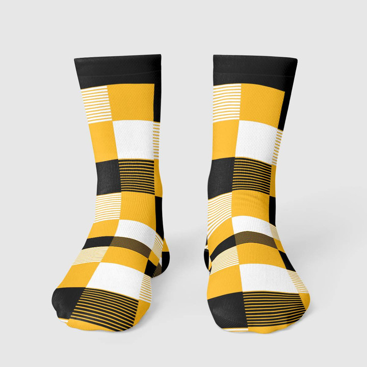 PIS Checkered Long Socks