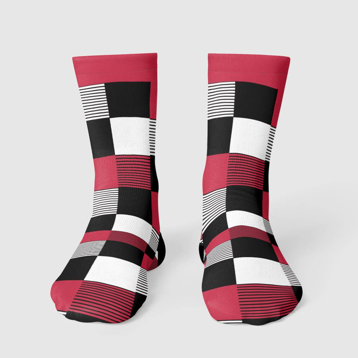 STL Checkered Long Socks