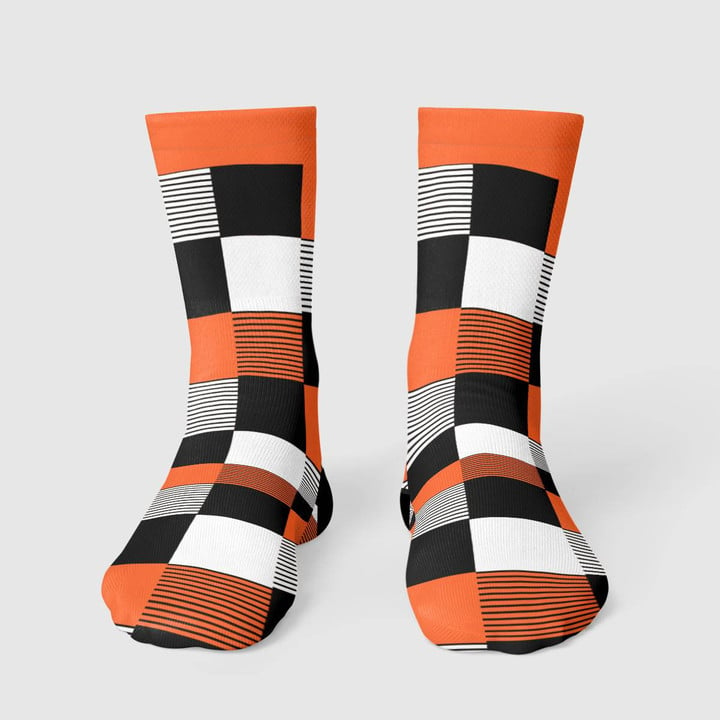 SG Checkered Long Socks