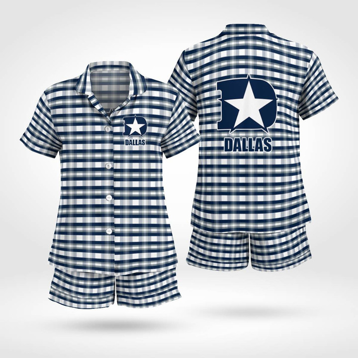 DC Plaid Short Sleeve Pajama