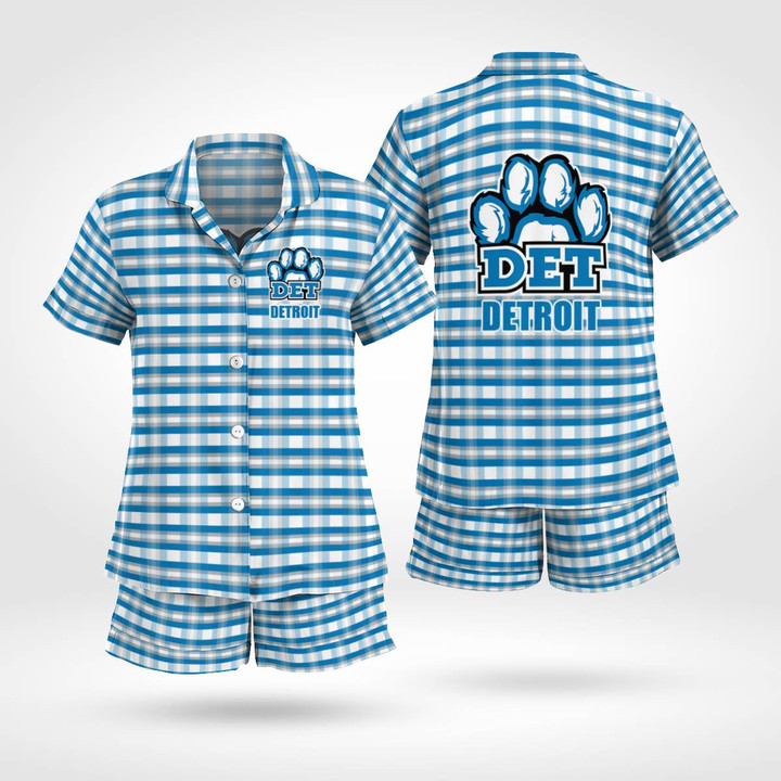 DL Plaid Short Sleeve Pajama