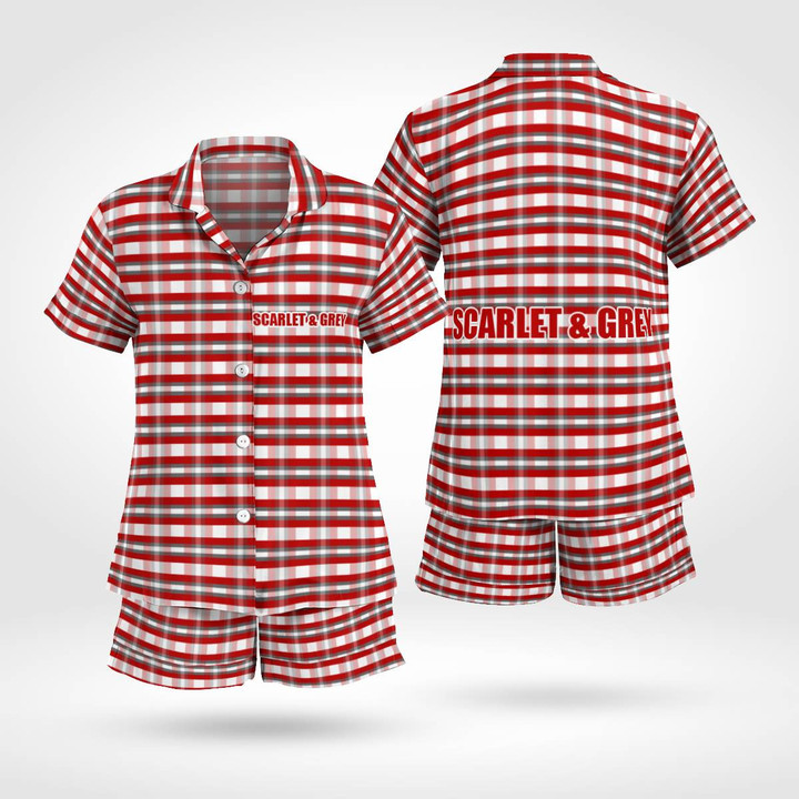 OHSB Plaid Short Sleeve Pajama