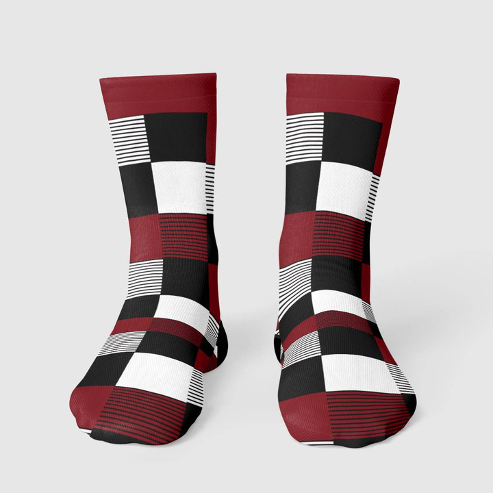 SC Checkered Long Socks