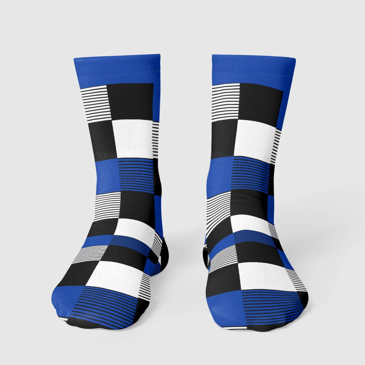 KW Checkered Long Socks