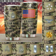 Personalized Multiple Rank Veteran U.S Army Tumbler NVT1201002
