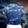 Premium Veteran U.S Navy 3D Polo All Over Printed NDT220504TR