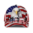 The Best USA Ealge Veteran Cap 3D Flag Printed