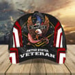 Eagle One Nation Under God Veteran Cap Multicolored 3D Printed
