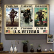 Unique Proud To Be An U.S.Veteran Canvas TVN281003