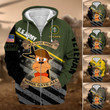 Unique U.S.ARMY Veteran Zip Hoodie PVC251101
