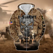 Premium Unique U.S Army Veteran Zip Hoodie PVC011202