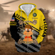 Unique U.S.ARMY Veteran Zip Hoodie PVC251101