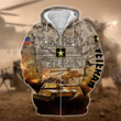 Premium U.S. Army Veteran Zip Hoodie PVC101202