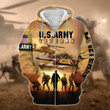 Premium U.S. Army Veteran Zip Hoodie PVC241202