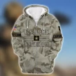 Premium Unique U.S Army Zip Hoodie Ultra Soft and Warm LTADD240405DP