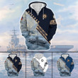 Premium U.S. Navy Veteran Zip Hoodie PVC140205