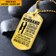 Premium US Veteran Dog Tag Husband Gift From Wife NPVC030201