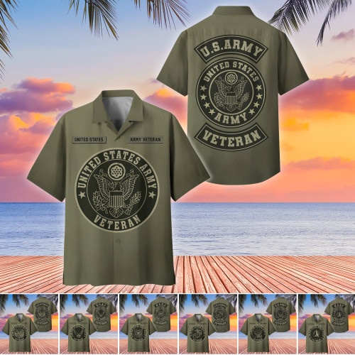 Premium Proudly Served US Veteran Hawaii Shirt NPVC190503