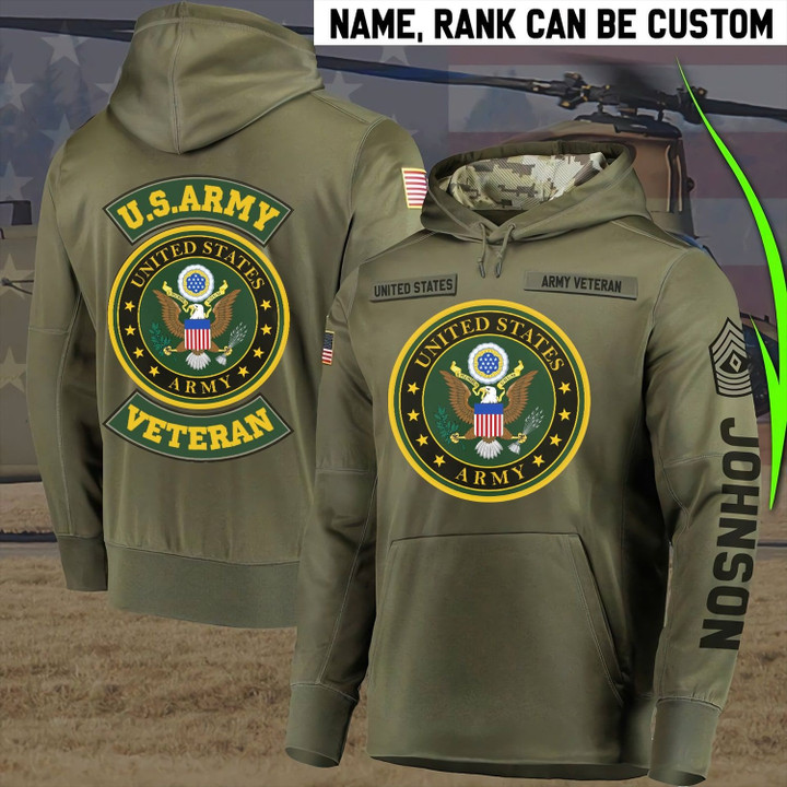 Personalized Multiple US Veteran Hoodie PVC181002