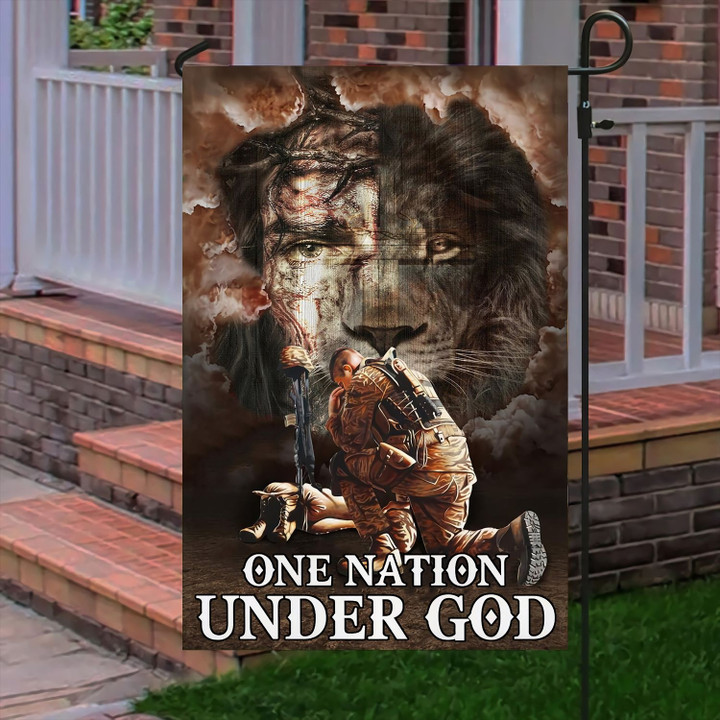 One Nation Under God Veteran Flag TVN221001