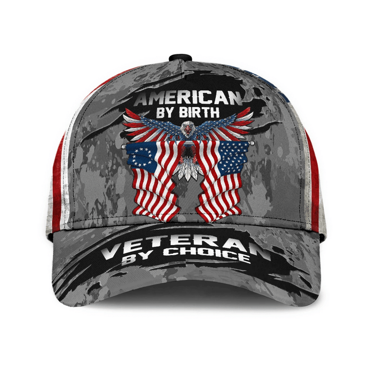 American By Birth Veteran Classic Cap 3D