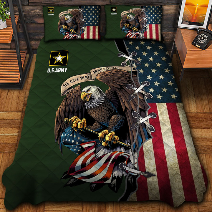 Premium Unique U.S Army Quilt Bedding Set NPVC100313