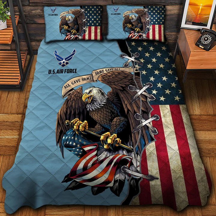 Premium Unique U.S Air Force Quilt Bedding Set NPVC031010