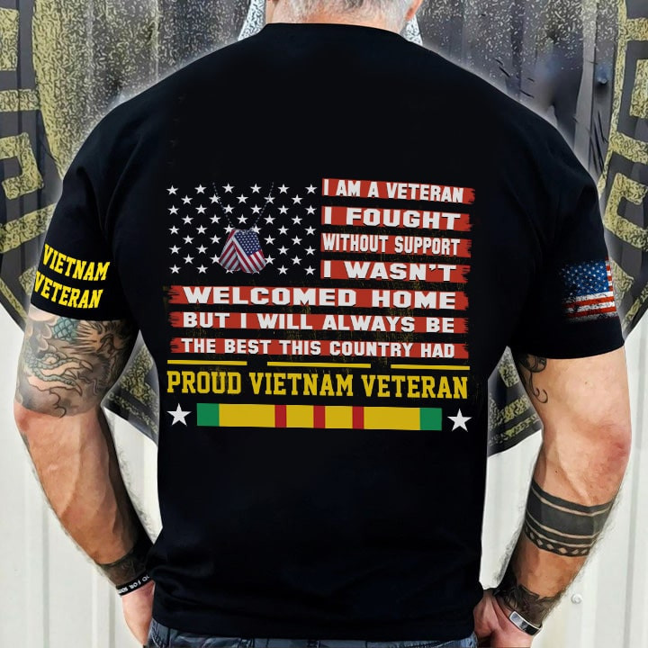 Proud Vietnam Veteran T-Shirt PVC260204