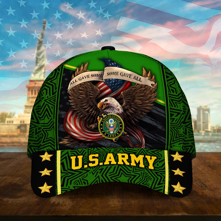 Premium U.S Multiple Service Veteran 3D Cap PVC280201