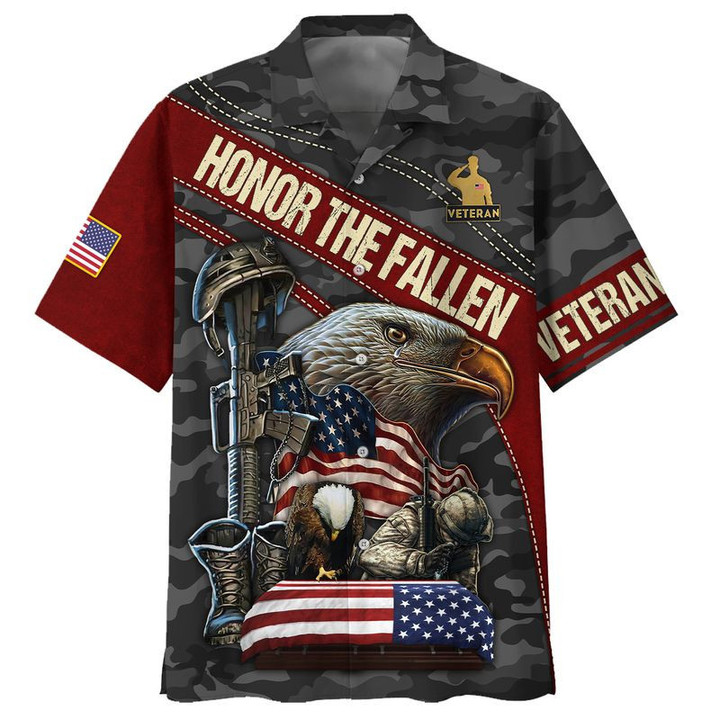Premium U.S Veteran Hawaii Shirt PVC250404