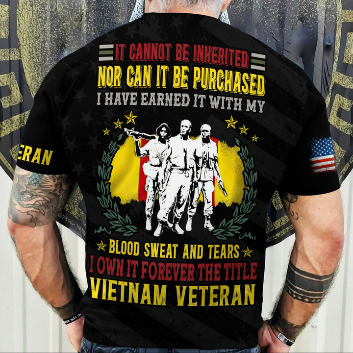 Proud Vietnam Veteran T-Shirt PVC180403