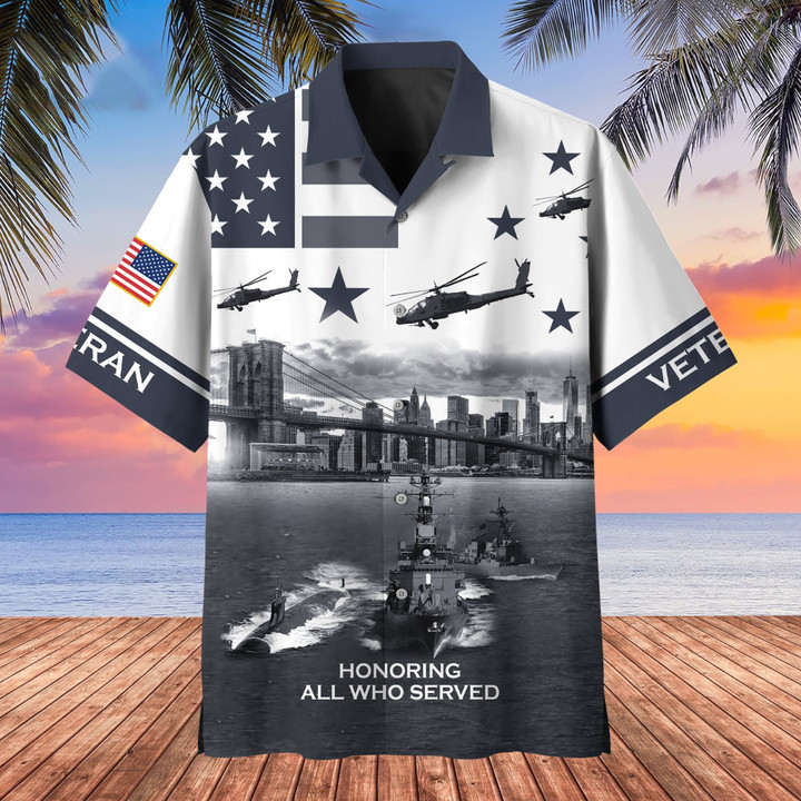 Premium U.S Veteran Hawaii Shirt PVC240501