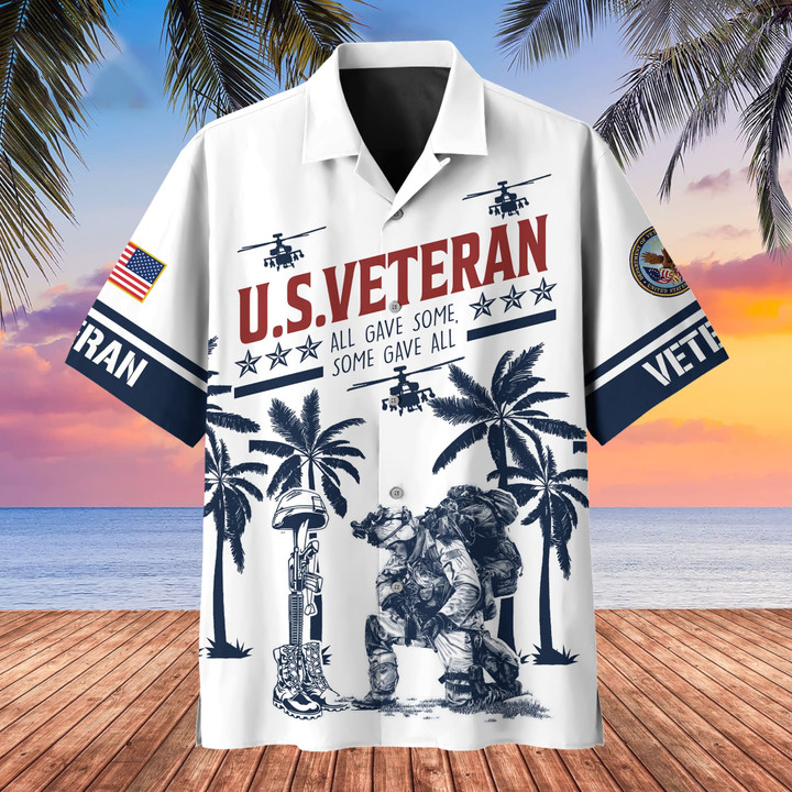 Premium U.S Multiple Service Veteran Hawaii Shirt PVC110502