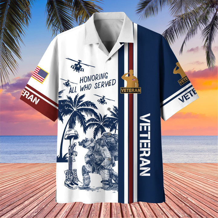 Premium U.S Veteran Hawaii Shirt PVC200502