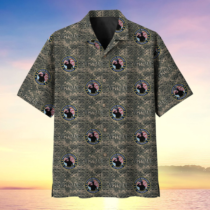 Camo Seamless U.S Multiservice Hawaii Shirt MH150607