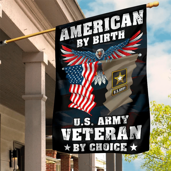 Premium Army Symbol U.S Veteran Flag PVC180812